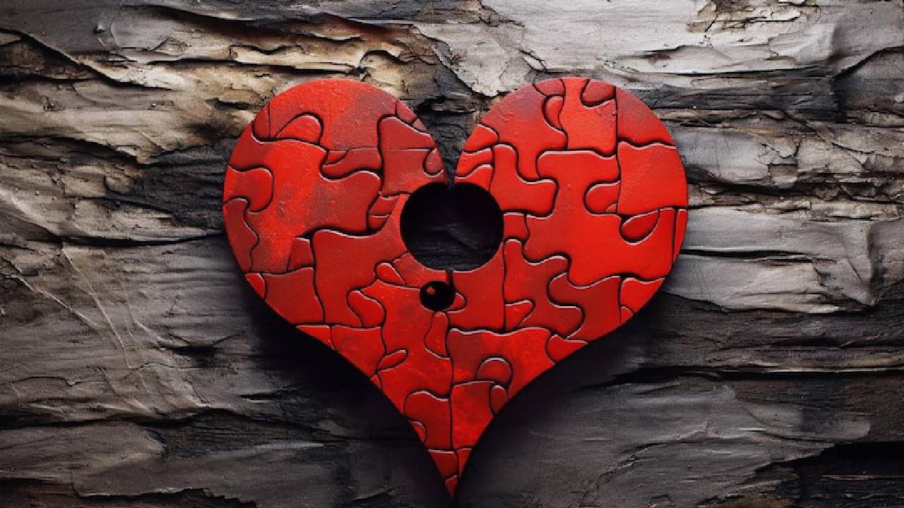 Puzzel Love Decoration